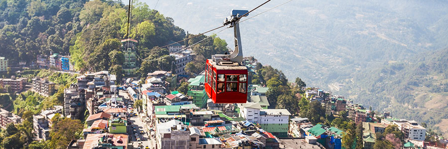 Enjoy Ropeway Ride at Gangtok